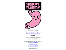 Tablet Screenshot of mmmhappytummy.com